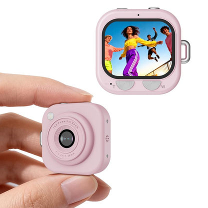 Capture Every Moment with the W&O Mini Keychain Digital Camera - Your Pocket-Size 2.5K HD Photography Companion!