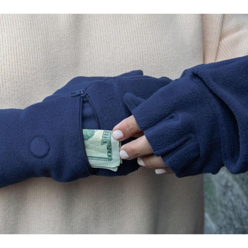 Stay Connected and Warm with Sprigs Multi-Mitt Gloves Featuring a Handy Cell Phone Pocket