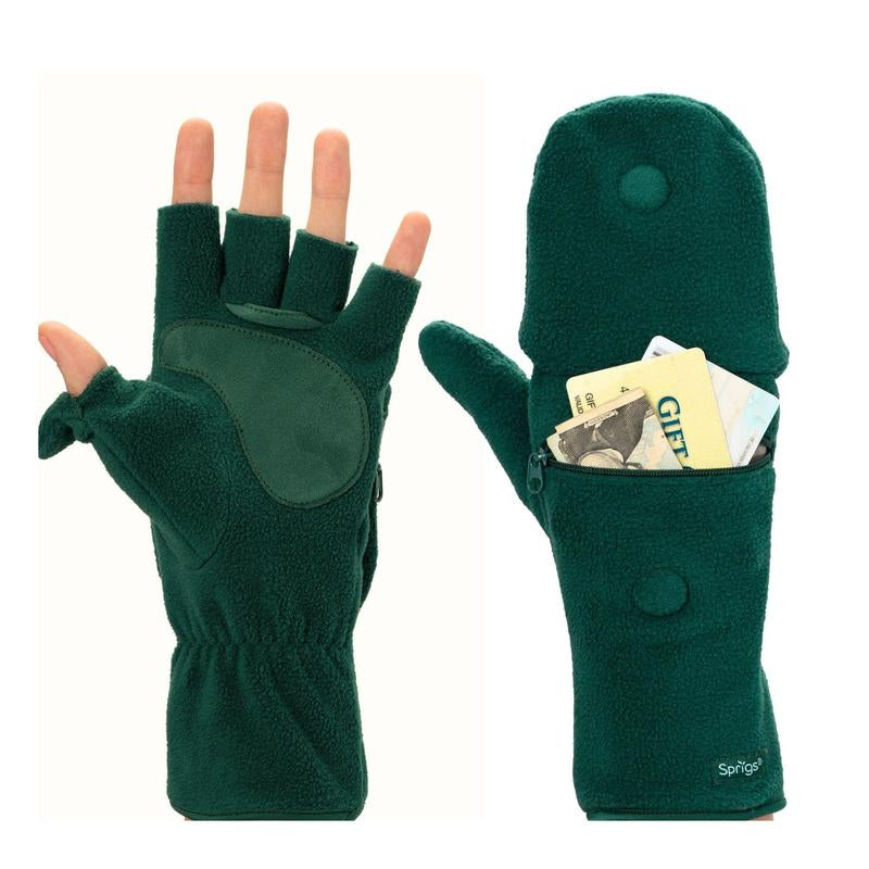 Stay Connected and Warm with Sprigs Multi-Mitt Gloves Featuring a Handy Cell Phone Pocket