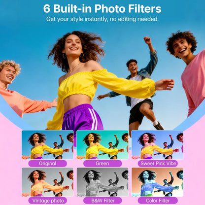 Capture Every Moment with the W&O Mini Keychain Digital Camera - Your Pocket-Size 2.5K HD Photography Companion!